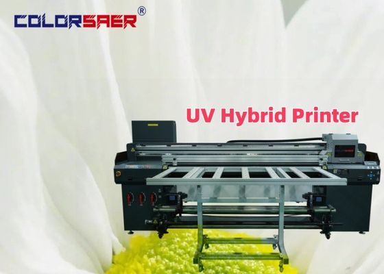 Großformat Farb UV Inkjet Druckmaschine Roll To Roll und Flatbed UV Hybrid Plotter