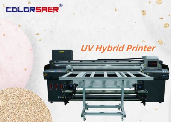 Hochgeschwindigkeits-Druckmaschine mit Flachbett und Roll-to-Roll-Digitalen UV-Druck