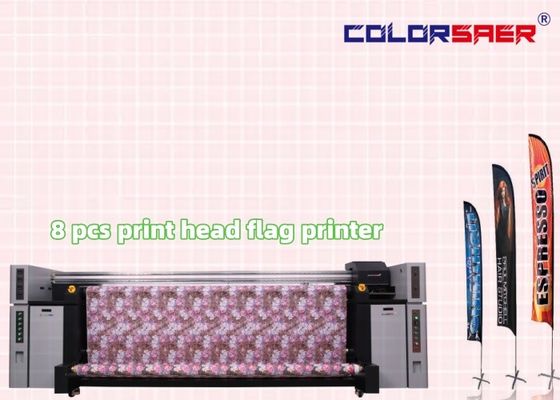 Farbe SAER I3200 Digitale Textildruckmaschine Flagge Banner Polyester Stoff Tintenstrahl Farbstoff Sublimationsdrucker