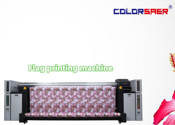 Digitale Textildruckmaschine Flaggenbanner Polyester Tintenstrahlfarbstoff Sublimationsdruckmaschine