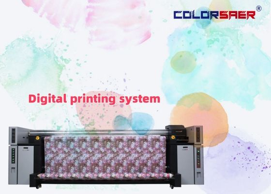 Digitales 8-teiliges i3200-Druckkopf-Hochgeschwindigkeits-All-in-One-Textildrucksystem-Stoffdrucker