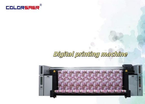Verschleißfeste Hochleistungs-I3200A1 8-Kopf 3200mm All-in-One-Flaggentuch-Stoff-Digitaltextildruckmaschine