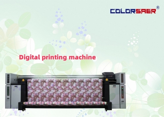 Direktsublimations-Flaggenbannerdrucker I3200 Druckkopf Digital Polyester & Baumwolle Druckmaschine