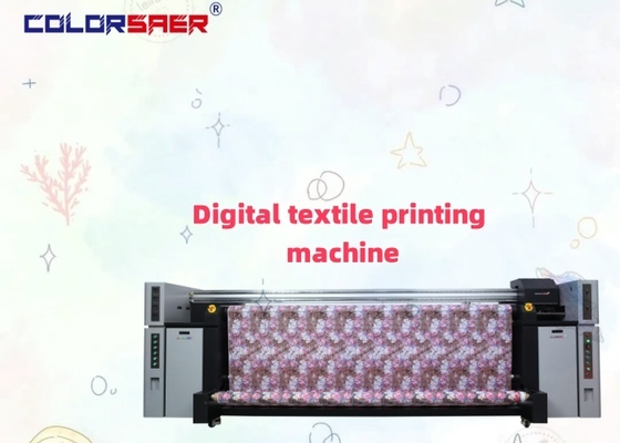 3.2m I3200 Digitaler Sublimationsdrucker mit Druckköpfen und Heizung, All-in-One Textildrucksystem, Fabrikdirektverkauf
