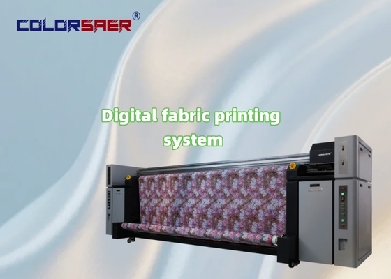 Hochgeschwindigkeits-Industrie-Digitaltextildrucker für den Dauerbetrieb auf Baumwolle & Polyester
