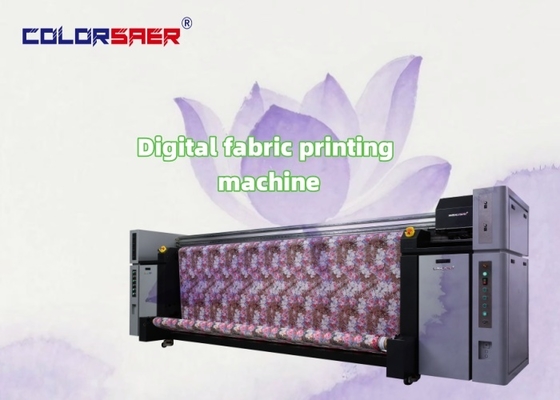 Hochgeschwindigkeits-Industrie-Digitaltextildrucker für den Dauerbetrieb auf Baumwolle & Polyester