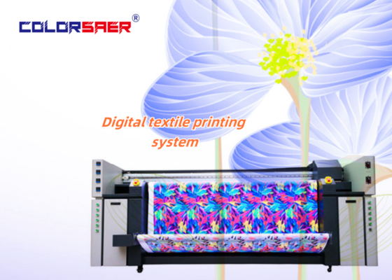 2.2m Automatischer Digitaler Textildrucker für Baumwolle Seide Wolle 2200mm