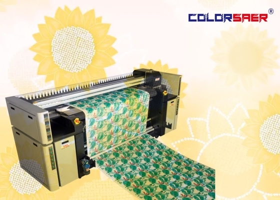 Automatischer Tintenstrahldrucker für großformatige Roll-to-Roll-Digital-Sublimations-Stoffmaterialien, neuwertig, hohe dpi