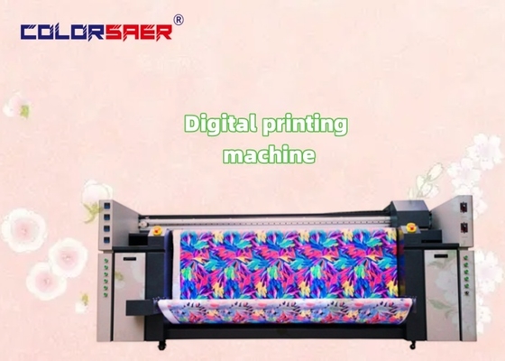 High Resolution Digital Fabric /Textile Printing Machine Sublimation Printer With 4 pcs i3200 A1 print head