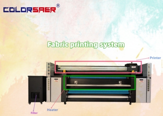 SAER digitale Textildruckmaschine Stoffplotter mit Heizung und Filter All-in-One Drucker