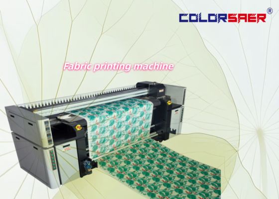 Direktdruck-Digitaltextildrucker mit 3 Epson i3200 Druckköpfen, 2200 mm maximale Breite und 6 kW Heizleistung