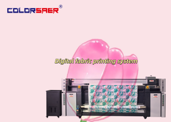 High Repurchase Digital Fabric Roll to Roll Printer with 3pcs I3200 Heads for Polyester and Cotton Fabric