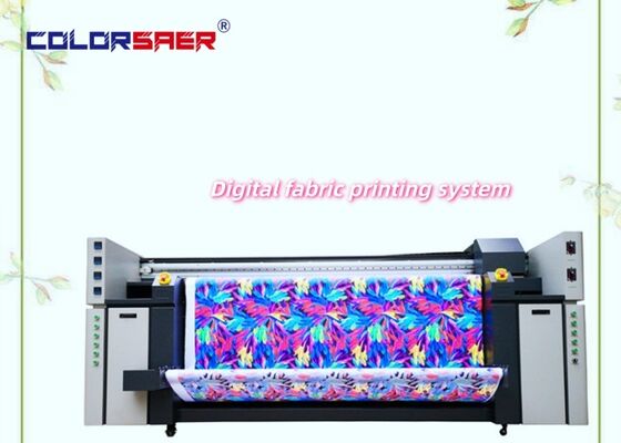 Stabiler Betrieb Farbstoff Textil 2m und 3,2m Sublimationsdrucker 4 Stück & 8 Stück i3200 Druckköpfe Baumwoll- und Polyester-Druckmaschine