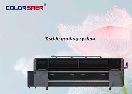 Vollautomatischer Drucker KJ4B-QL mit Druckkopf und Roll-to-Roll-Textildrucksystem