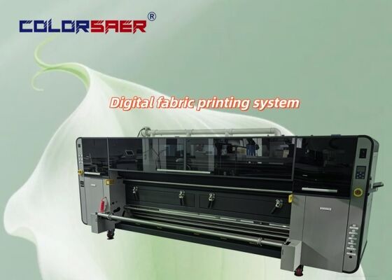 Industrielle KJ4B-QL Druckkopf Farbstoff Sublimation Inkjet Stoff Plotter Roll To Roll Textil Drucksystem