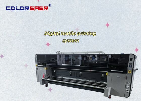Industrielle KJ4B-QL-Druckkopf-Textildrucksystem mit Druckverringerungssystem Roll To Roll Plotter