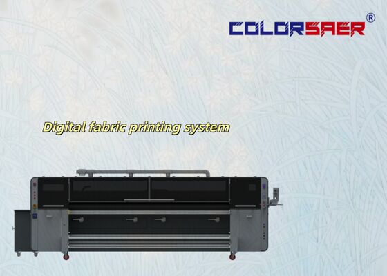 SAER Heißverkauf 4 Köpfe Großformat 3,2 m Druckbreite Schnelle Textildruck-Sublimationsplotter