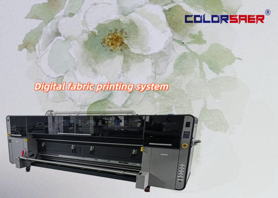 Cost Effective SAER COLOR Large Size Digital Textile Printing Machine For Cotton & Polyester Fabric