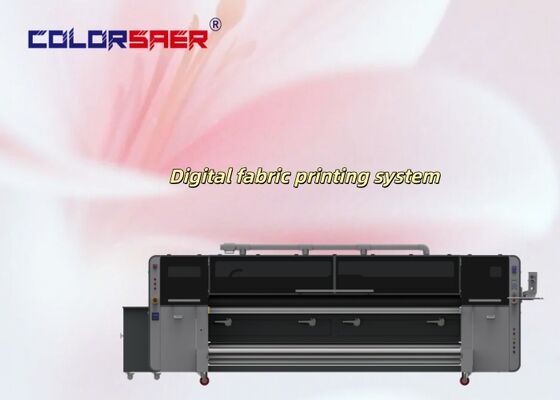 Mehrfarbiges neues Modell i3200 Druckkopf Tintenstrahl-Stoffdrucksystem 3200mm Großformat-Textildrucker