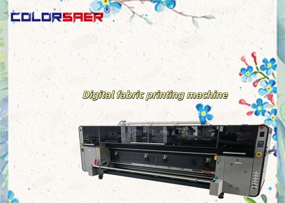 SAER Farbe 4 & 8 Stück I3200A1 Druckkopf 3,2 m All-in-one Werbe-Hochfarben-Inkjet-Digitalflaggedruckmaschine