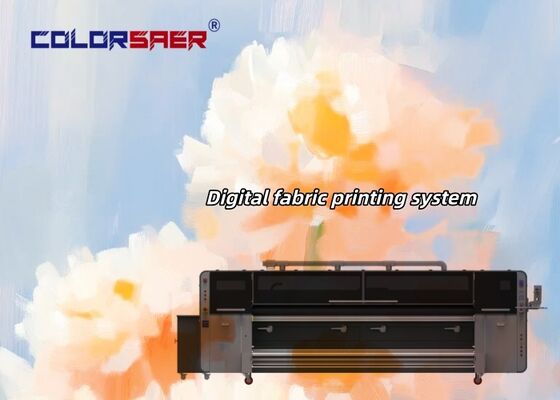 Fabrikpreis hochwertiges digitales Stoffdrucksystem Roll-to-Roll oder direkt aus Textilplotter mit CMYK & CYMKGRBK