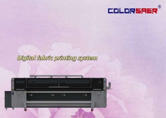 High Productivity Large Format Textile Printing System Digital Fabric Impresora With Pigment or Sublimation ink