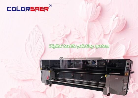 Neues Modell Industrieller KJ4B-QL Druckkopf Sublimation Banner Drucker für Baumwolle oder Polyester Materialien