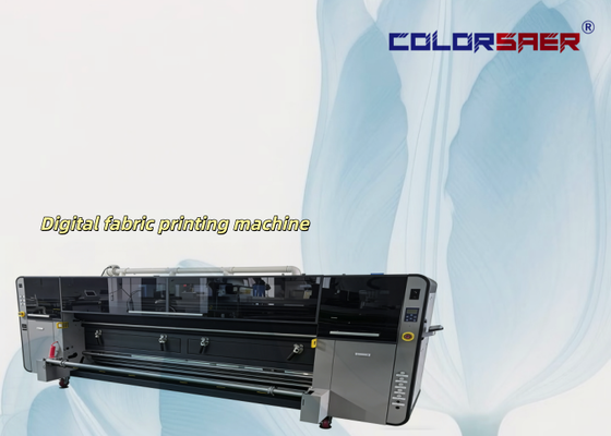 High-End 3,2 m großformatiger digitaler Textildruck Inkjet CSR3200 Stoffdrucker mit KJ4B-QL Druckkopf