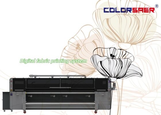 Hochauflösende Industrie 4 Stück KJ4B-QL Druckkopf Großformat-Textildrucksystem mit Pigment und Sublimationsfarbe