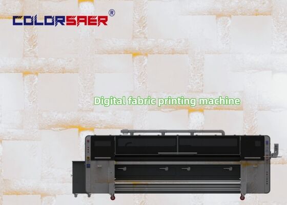Automatic Roll To Roll Digital Textile Printing Machine with Far Infrared Heater and 3200mm Printing Width