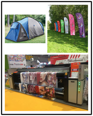 Messen-Anzeigen-Digital-Gewebe-Druckmaschinen-Rolle, zum 360 zu rollen - Entschließung 1800dpi