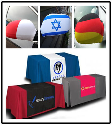 Verzerrungs-strickendes Gewohnheit Druckgewebe-Polyester-Material 100% für Tischdecke