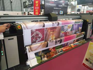 5.5KW verdienen Energie-großes Format-Textildrucker-Rolle, um Doppel-CMYK-Farbe zu rollen