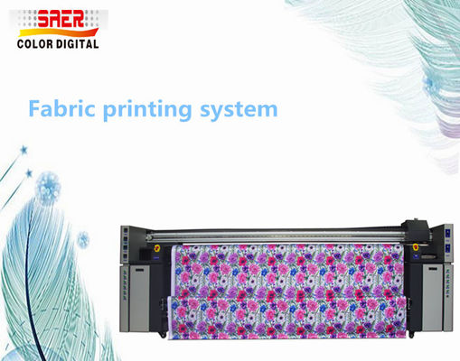 Gewebe-Druckmaschine CMYK Selbstfütterungs6kw Digital
