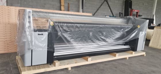 Flaggen-Tintenstrahl-Textildruckmaschine des Strand-3.5kw mit Kopf 4