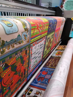 Doppel-ununterbrochener Farbkasten des CMYK-Textildruckgewebe-Plotter-3.5KW