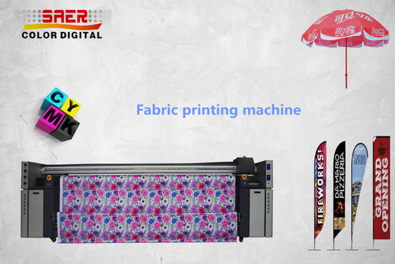 Kurierender Inline-Durchlauf Gewebe-Drucker-Machine 6 für Polyester
