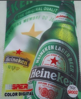 Verweisen Sie Färbung WhiteTextile-Sublimations-Satin-Digital-Druckgewebe für die Herstellung der Flagge