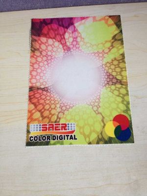 Verzerrung strickte digitales Druckgewebe für Regenschirm Strandfahne