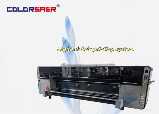 Neues Modell Tintenstrahl-Textildruckmaschine mit Ferninfrarot-Heizung All-in-One-Maschine Stoffdrucksystem mit Pigment- und Sublimationsfarbe