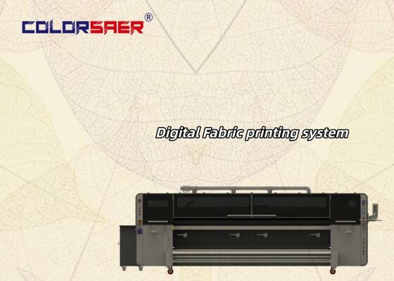 Industrietaugliches SAER Hersteller Tintenstrahl-Textildrucksystem Hochgeschwindigkeits-Stoffplotter für Polyester- und Baumwollmaterialien