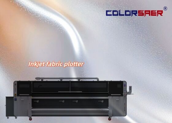 Multi-Color Fabric Printing Machine SAER CSR3200 Großformatiges Textildrucksystem für Polyester- und Baumwollmaterialien